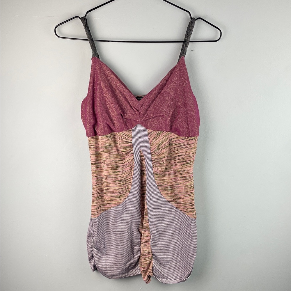 Shine New York Y2K Athletic Metallic Top Size M